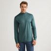 Men's Cotton Supima Mock Turtleneck