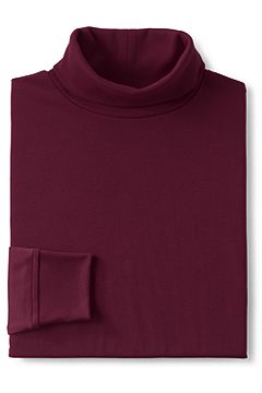 Super Soft Supima Turtleneck 436989: Rich Burgundy