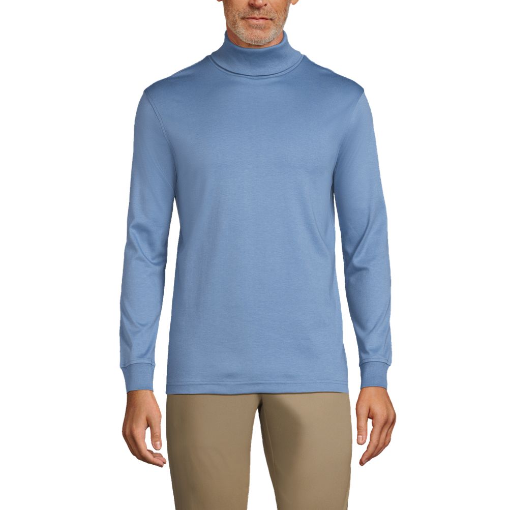 Men's Super Soft Supima Turtleneck | Lands' End