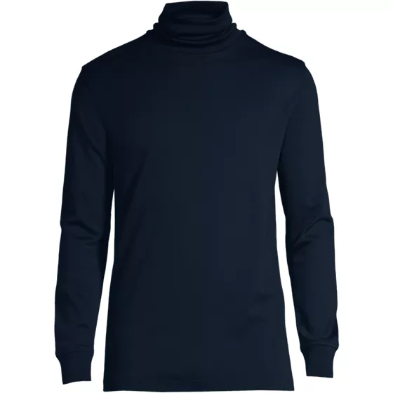 Men's Big and Tall Cotton Supima Turtleneck - primary