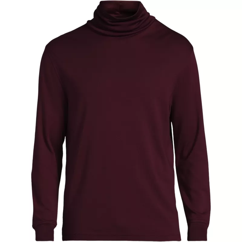 Men's Tall Cotton Supima Turtleneck, Front