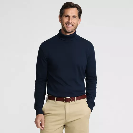 Men's Cotton Supima Turtleneck - primary