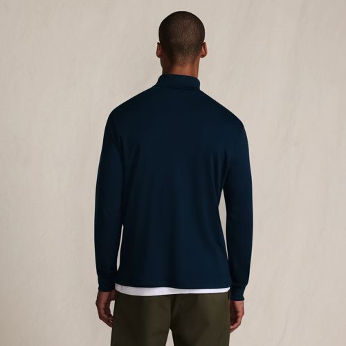 Men's Cotton Supima Turtleneck, Back