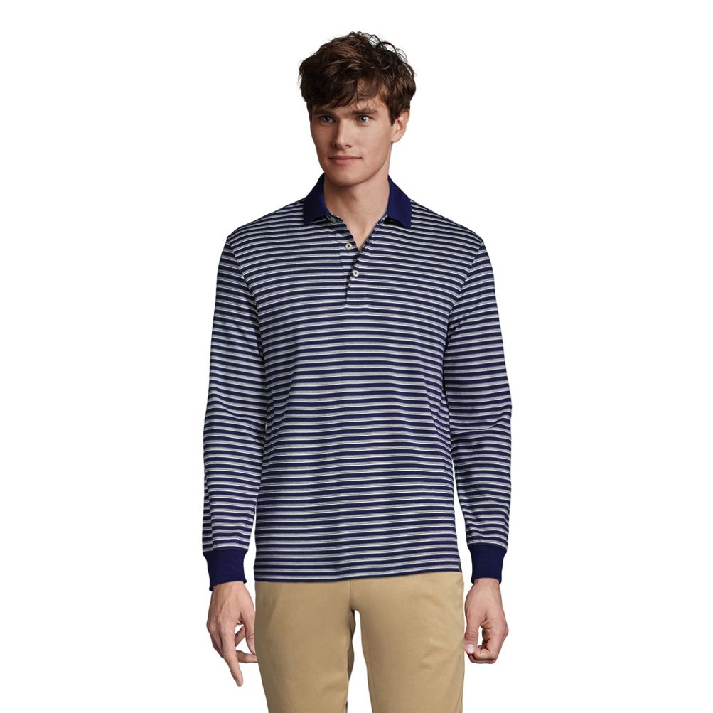 Lands end supima polo best sale