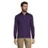 Men's Long Sleeve Jacquard Super Soft Supima Polo Shirt, Front