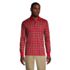 Men's Long Sleeve Jacquard Super Soft Supima Polo Shirt, Front