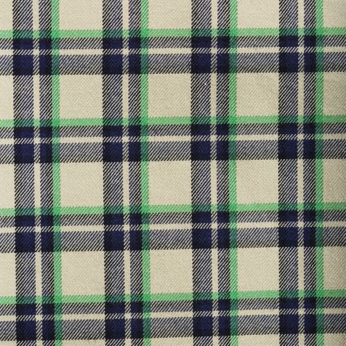 Pale Flax/Asparagus/Navy Plaid