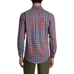 Men's Traditional Fit No Iron Twill Shirt, Back