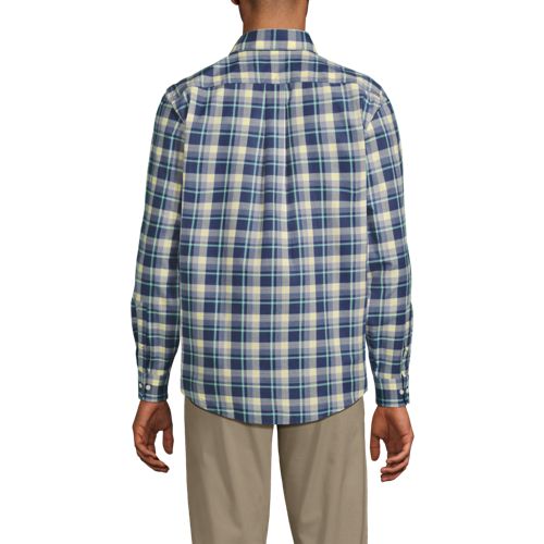 Light Indigo Blue/Yellow Plaid