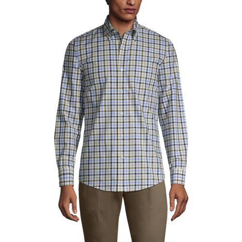 Men's Traditional Fit Easy-iron Twill Shirt   