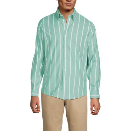 Men's Traditional Fit No Iron Twill Shirt - image 1