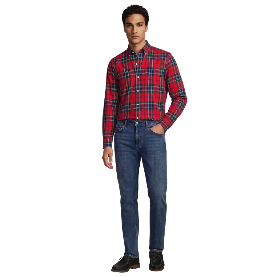 Men's No Iron Twill Shirt view 4