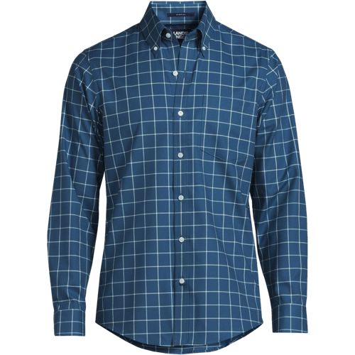 Ivory Brushed Twill Check Shirt