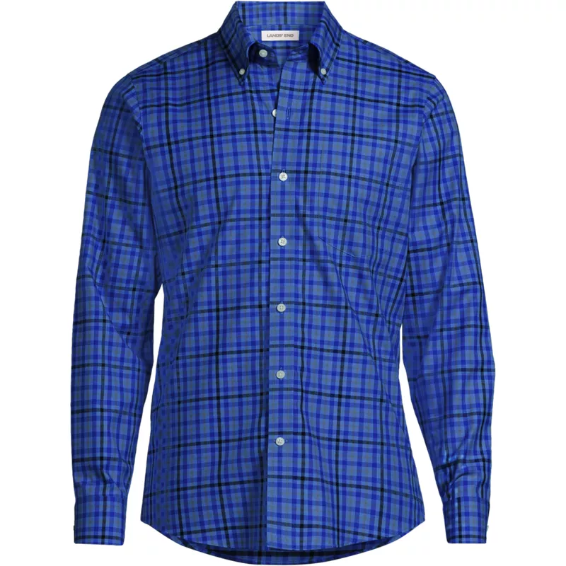 Men's Traditional Fit No Iron Twill Shirt, Front