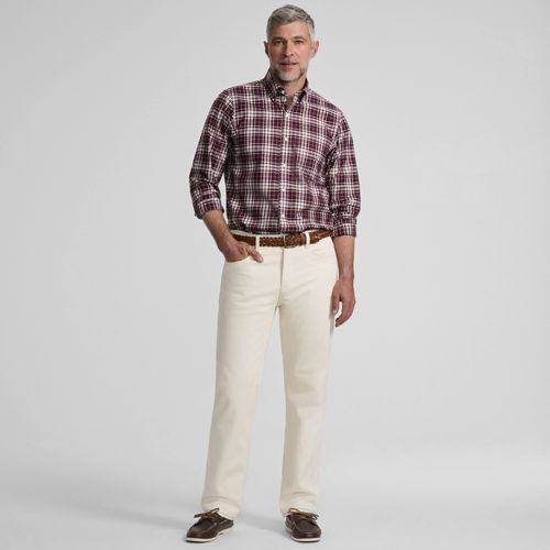 Lush Burgundy/Tan Plaid