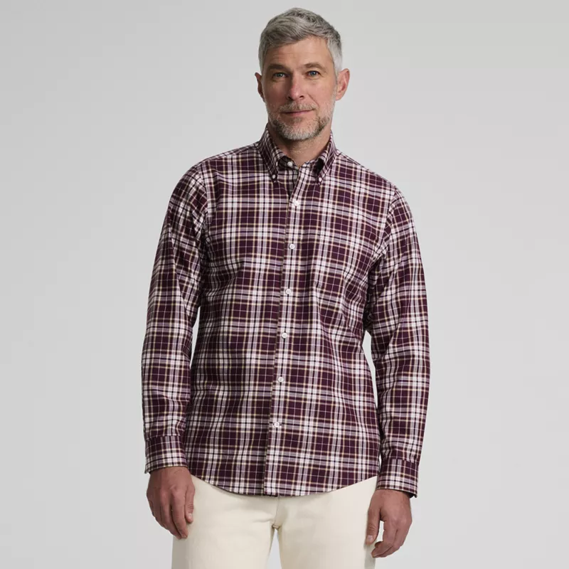 Men's Traditional Fit No Iron Twill Shirt, Front