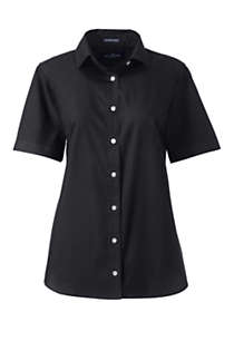 Women's Short Sleeve Broadcloth Shirt, Front