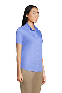 Women's Short Sleeve Broadcloth Shirt, alternative image