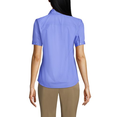 Women's Short Sleeve Broadcloth Shirt - image 5