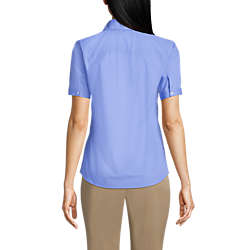 School Uniform Women's Short Sleeve Broadcloth Shirt, Back
