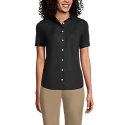 School Uniform Women's Short Sleeve Broadcloth Shirt, Front