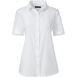 Women's Petite Short Sleeve Broadcloth Shirt, Front