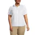School Uniform Women's Plus Size Short Sleeve Broadcloth Shirt, Front