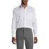 Men's Tall Long Sleeve Straight Collar Solid No Iron Pinpoint, Front