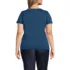Women's Plus Size Short Sleeve Jewelneck T-shirt, Back