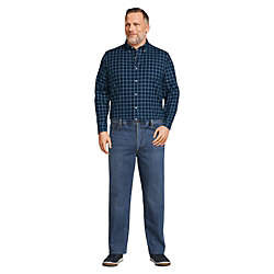 Men's Big and Tall Traditional Fit No Iron Twill Shirt, alternative image