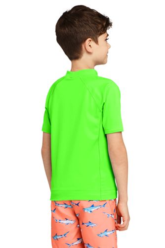 boys orange rash guard