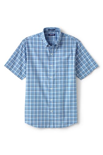 Men's Short Sleeve No Iron Twill Shirt from Lands' End