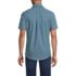 Men's Short Sleeve No Iron Twill Shirt, Back