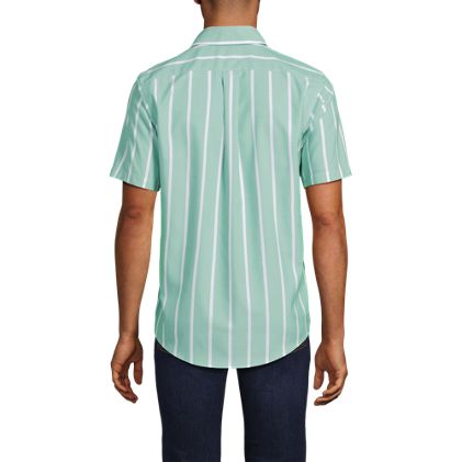 Men's Short Sleeve No Iron Twill Shirt - image 2