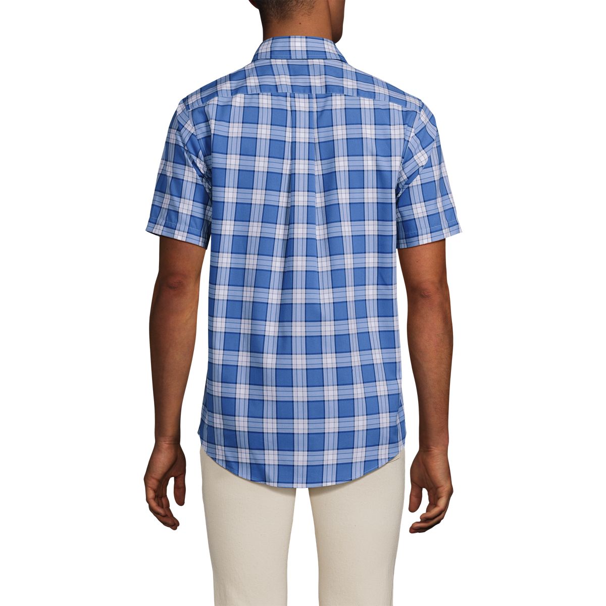 Men's Short Sleeve Traditional Fit No Iron Sportshirt