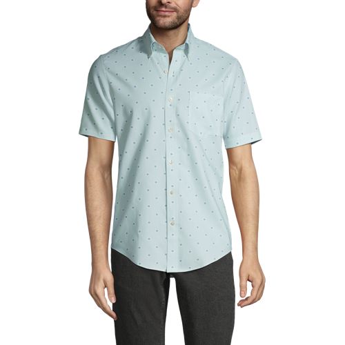 mens short sleeve no iron shirts