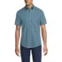 Men's Short Sleeve No Iron Twill Shirt, Front
