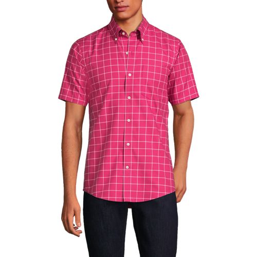 Short Sleeve Traditional No Iron Lands' End