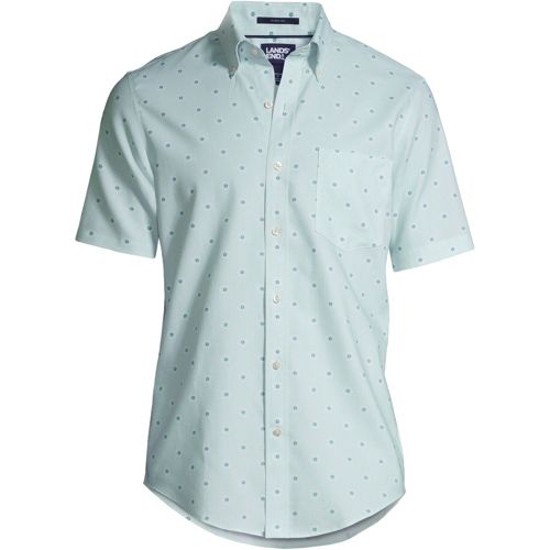 mens short sleeve no iron shirts