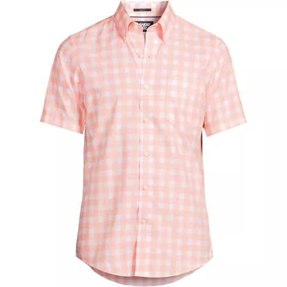 Men's Short Sleeve No Iron Twill Shirt - primary