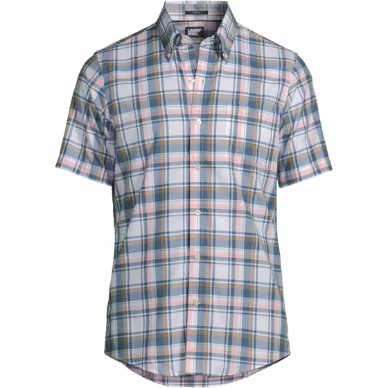 Men's Short Sleeve No Iron Twill Shirt - primary