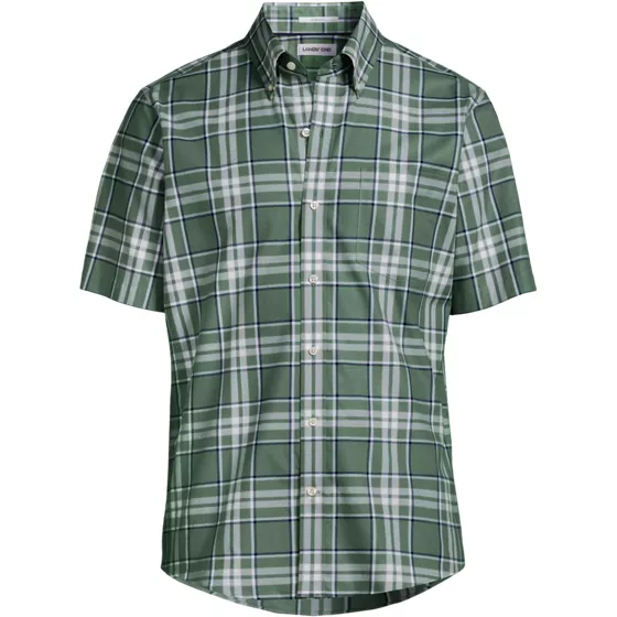 Men's Short Sleeve No Iron Twill Shirt - primary