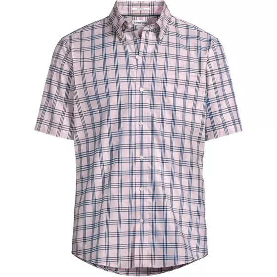 Men's Short Sleeve No Iron Twill Shirt - primary