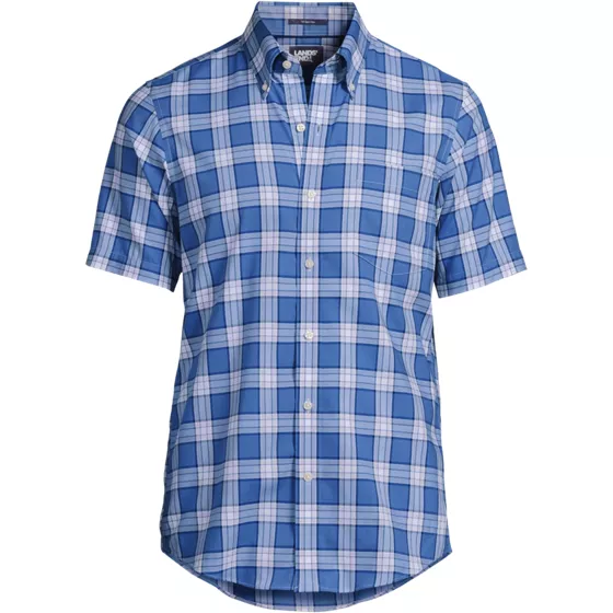 Men's Short Sleeve No Iron Twill Shirt - primary