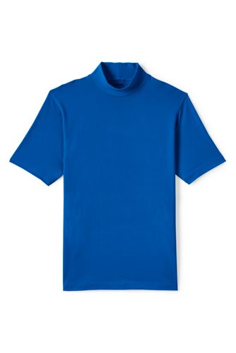 mock turtleneck short sleeve golf shirts