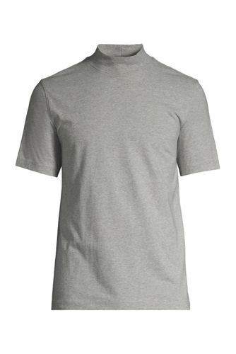 mens mock neck t shirts short sleeve