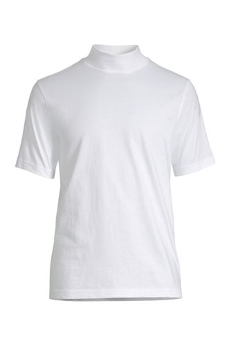 white turtleneck short sleeve