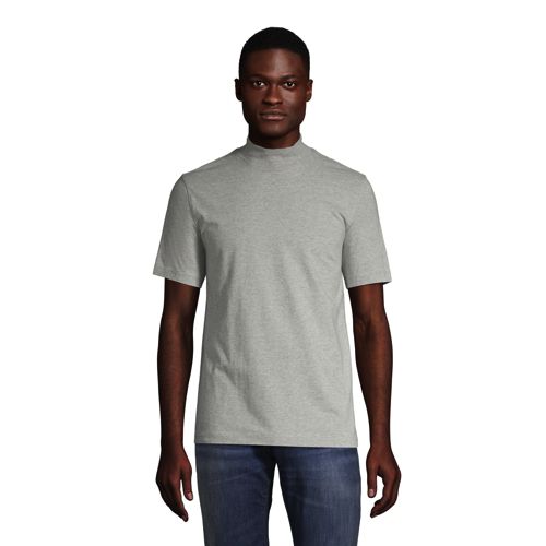 mens short sleeve mock shirt