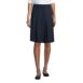 School Uniform Women's Ponte Pleat Skirt at the Knee, Front