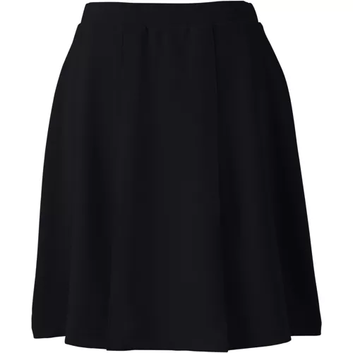 Women's Ponte Pleat Skirt Top of Knee, Front
